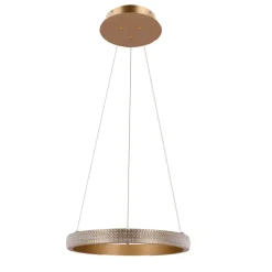 Sklep Kaja Efektowna lampa wisząca LED koło 31-28457 HASHIM | Kaja Oświetlenie New