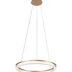 Sklep Kaja Efektowna lampa wisząca LP-033/1P L GD CRISTAL TRIANGLE MIDWAY | Kaja Flash Sale