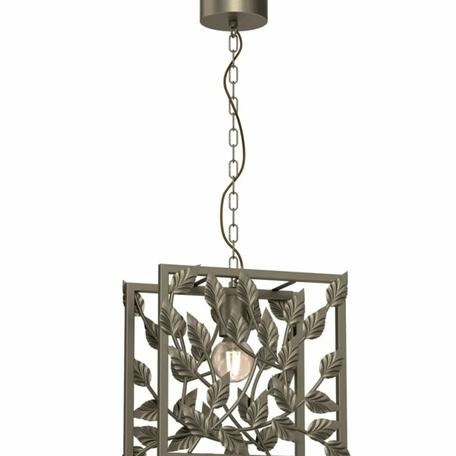 Sklep Kaja Efektowna lampa wisząca, metalowe liście LX 9239 ARION | Kaja Fashion