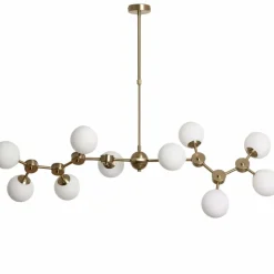 Sklep Kaja Efektowna lampa wisząca nad stół ABR-ZWZL-10XE27 GAMBINO | Kaja złoty Cheap