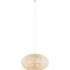 Sklep Kaja Efektowna lampa wisząca, pleciony abażur 11154 RATTAN | Kaja Cheap