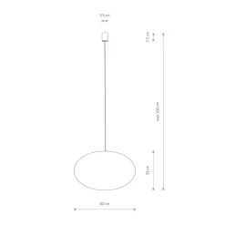 Sklep Kaja Efektowna lampa wisząca, pleciony abażur 11154 RATTAN | Kaja Cheap