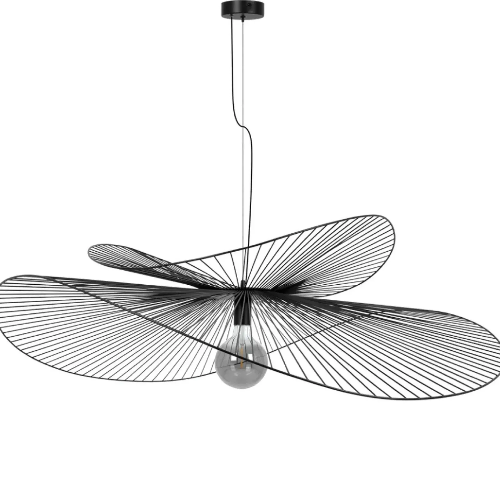 Sklep Kaja Efektowna lampa wisząca w kształcie kapelusza KP-28 z serii KAPELUSZ czarny Online
