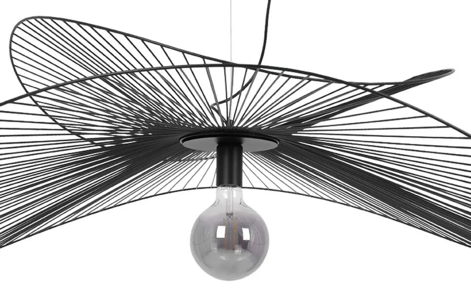 Sklep Kaja Efektowna lampa wisząca w kształcie kapelusza KP-28 z serii KAPELUSZ czarny Online