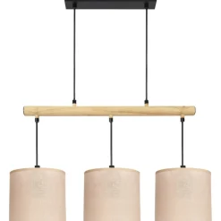 Sklep Kaja Efektowna lampa wisząca z drewnem 33-39972 COMBI | Kaja Oświetlenie New