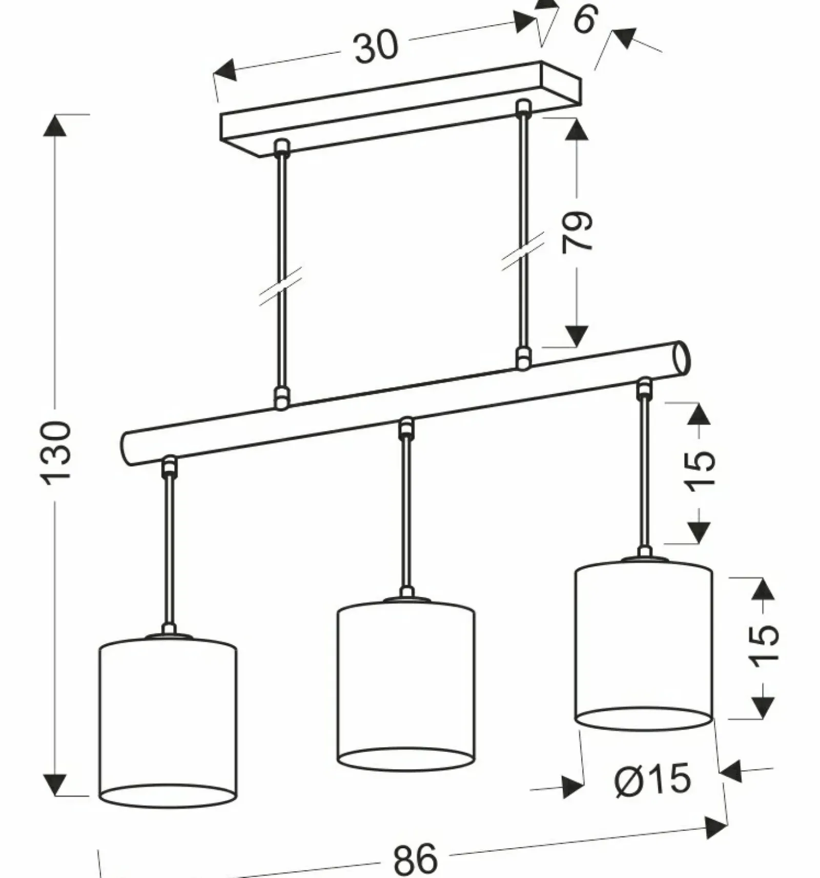 Sklep Kaja Efektowna lampa wisząca z drewnem 33-39972 COMBI | Kaja Oświetlenie New