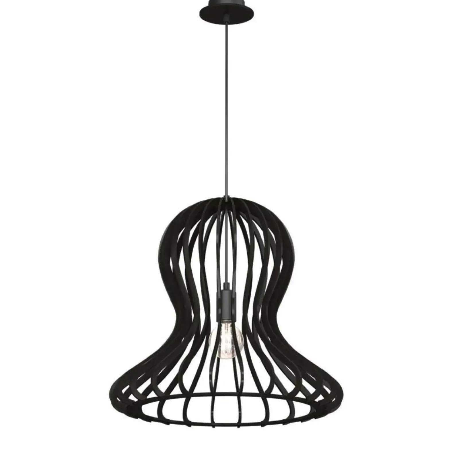 Sklep Kaja Efektowna lampa wisząca z abażurem w stylu eco ANT 5020 OCTO | Kaja Shop