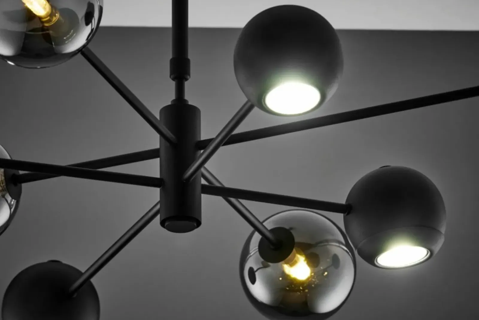 Sklep Kaja Efektowna lampa wisząca z kloszami JUP 1975 MO8 CZ DY MOKA | Kaja Sale