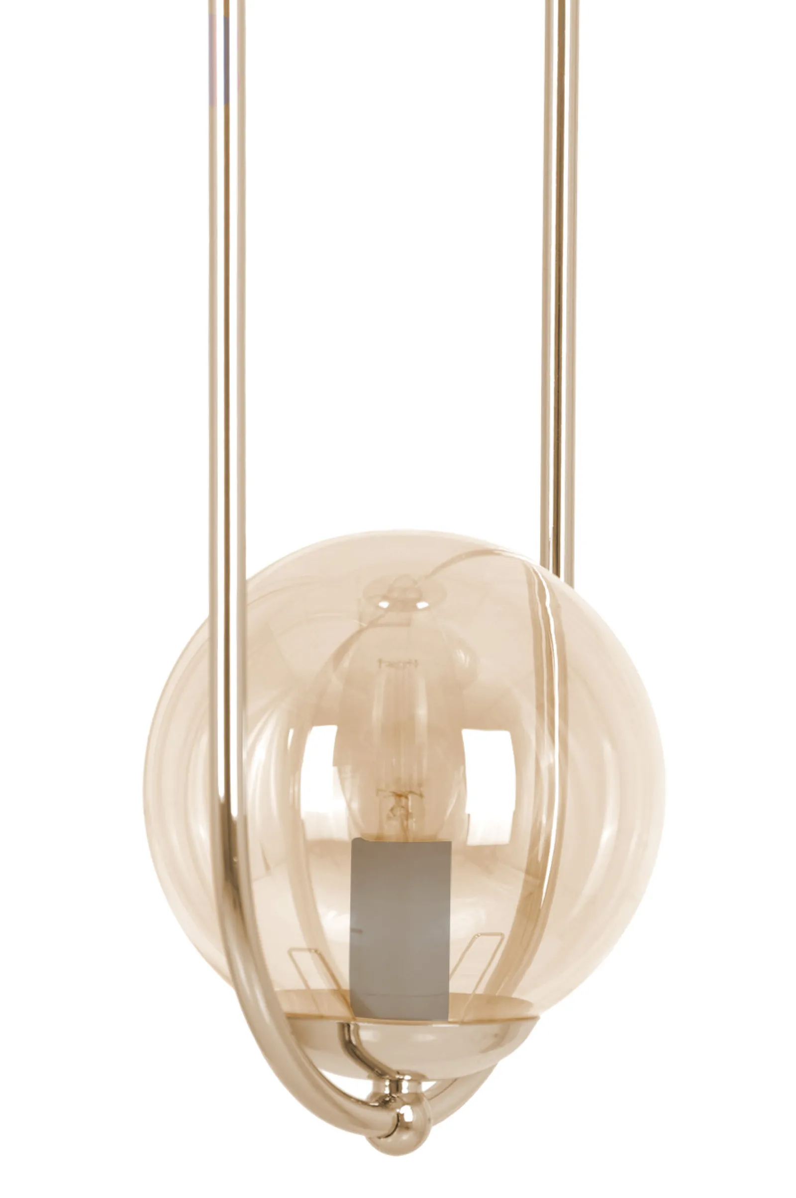 Sklep Kaja Efektowna lampa wisząca z bursztynowymi kloszami K-5397 z serii SVEN* Żyrandole Z Kloszami|Żyrandole Nowoczesne