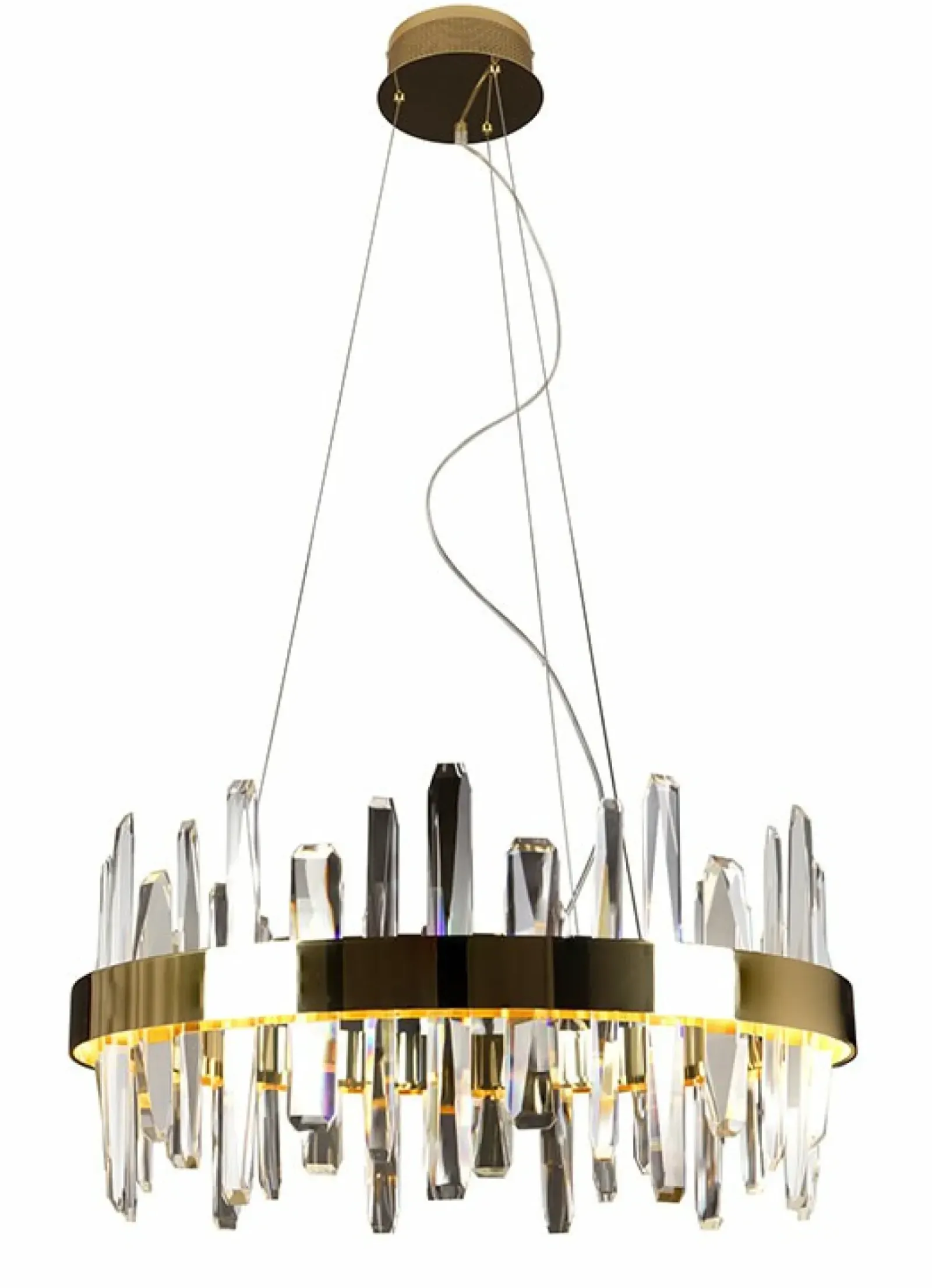 Sklep Kaja Efektowna lampa wisząca z kryształami MX P0421 PRINCE | Kaja Cheap