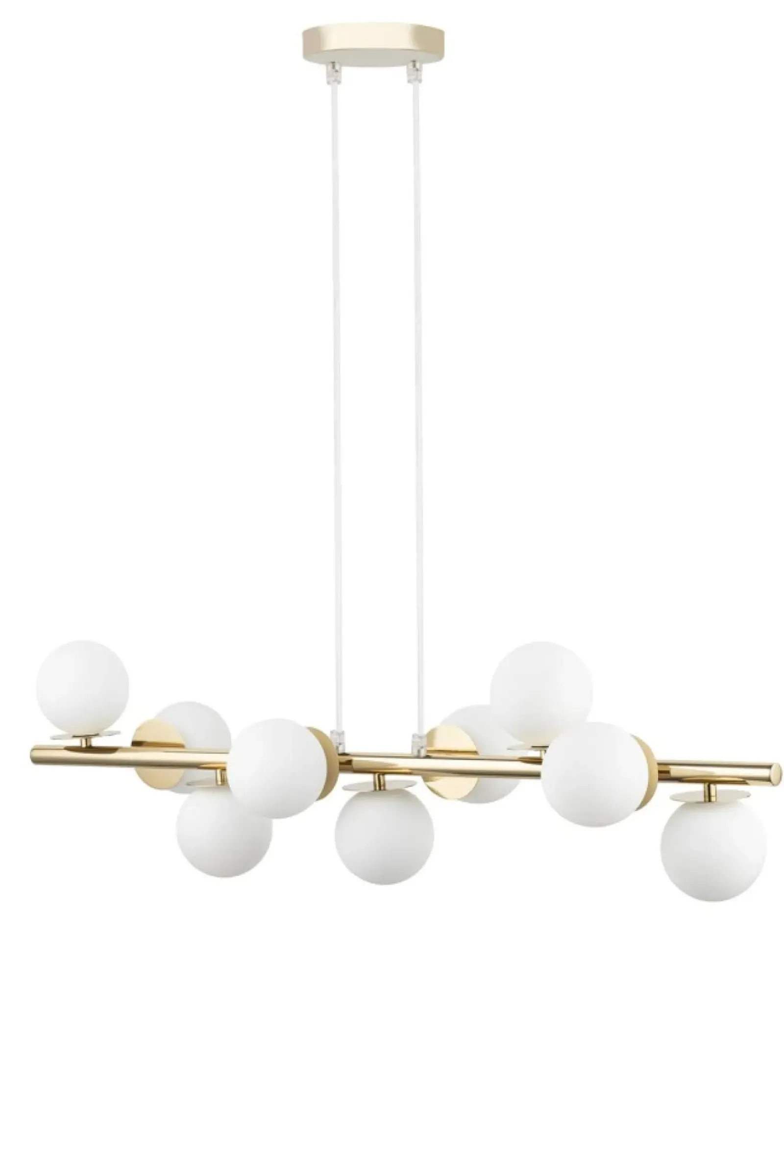 Sklep Kaja Efektowna lampa wisząca ze złotą oprawą SIG 40797 z serii AVOLA New