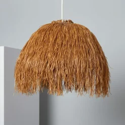 Sklep Kaja Efektowna lampa z rattanowym abażurem ABR-NLW30-BH-E27 BOHO | Kaja brązowy Hot