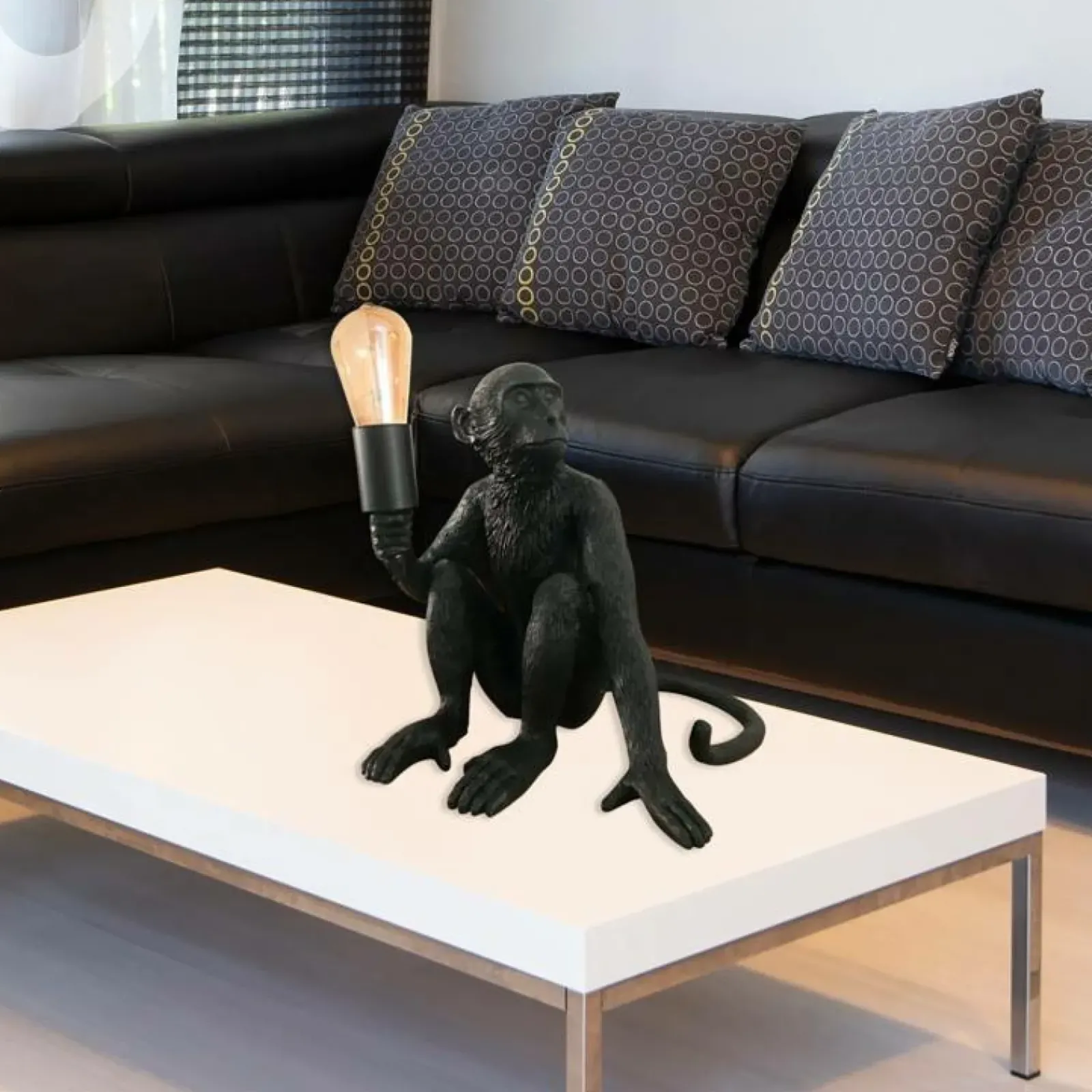 Sklep Kaja Efektowna lampka stołowa małpa ABR-KARD4-C MONKEY | Kaja Oświetlenie* Nowoczesne Lampki Stołowe