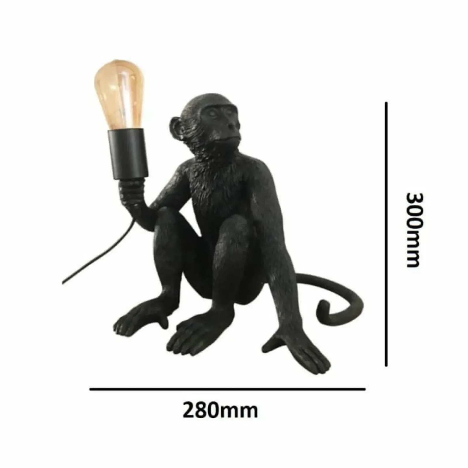 Sklep Kaja Efektowna lampka stołowa małpa ABR-KARD4-C MONKEY | Kaja Oświetlenie* Nowoczesne Lampki Stołowe