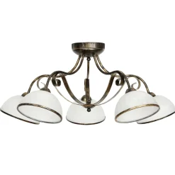 Sklep Kaja Efektowna, patynowa lampa sufitowa LX 3919 ANTICA | Kaja Oświetlenie* Randole Tradycyjne