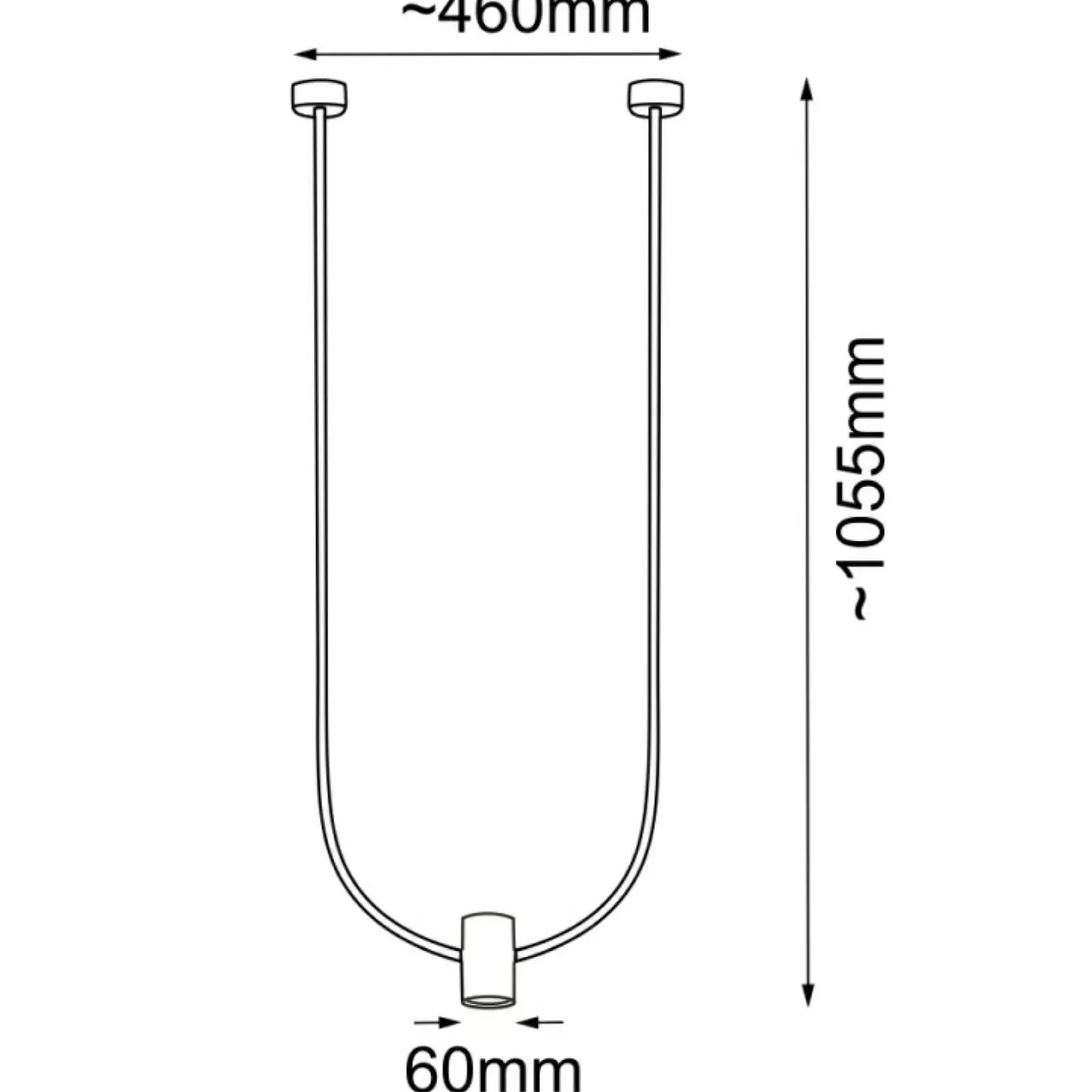 Sklep Kaja Efektowna, pojedyncza lampa wisząca ANT 5080 NO. C | Kaja Oświetlenie Shop