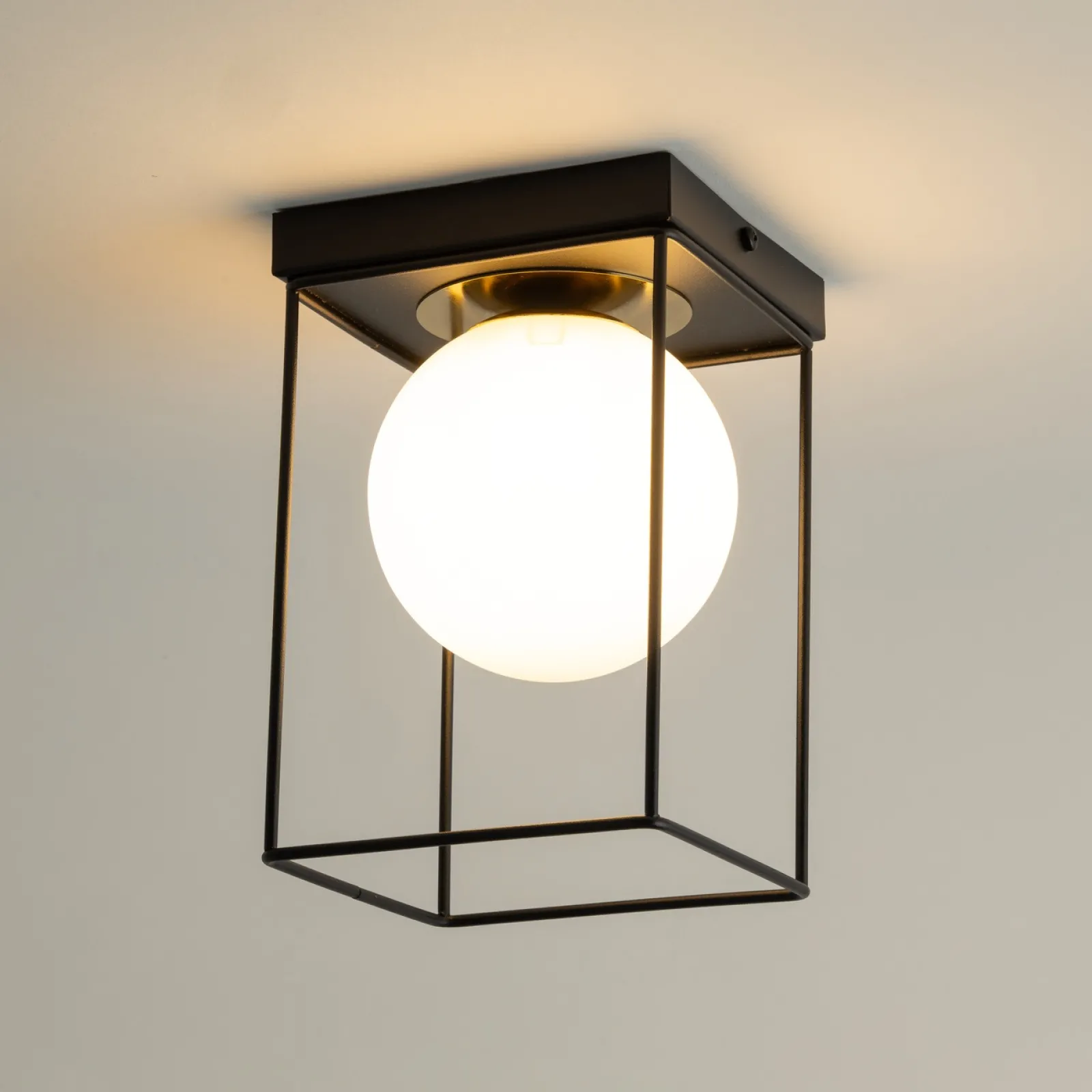 Sklep Kaja Efektowna, pojedyncza lampa sufitowa box SIG 40710 AROMA | Kaja* Plafony Nowoczesne