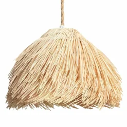 Sklep Kaja Efektowna, rattanowa lampa wisząca ABR-LW10-BH-E27 BOHO | Kaja brązowy New