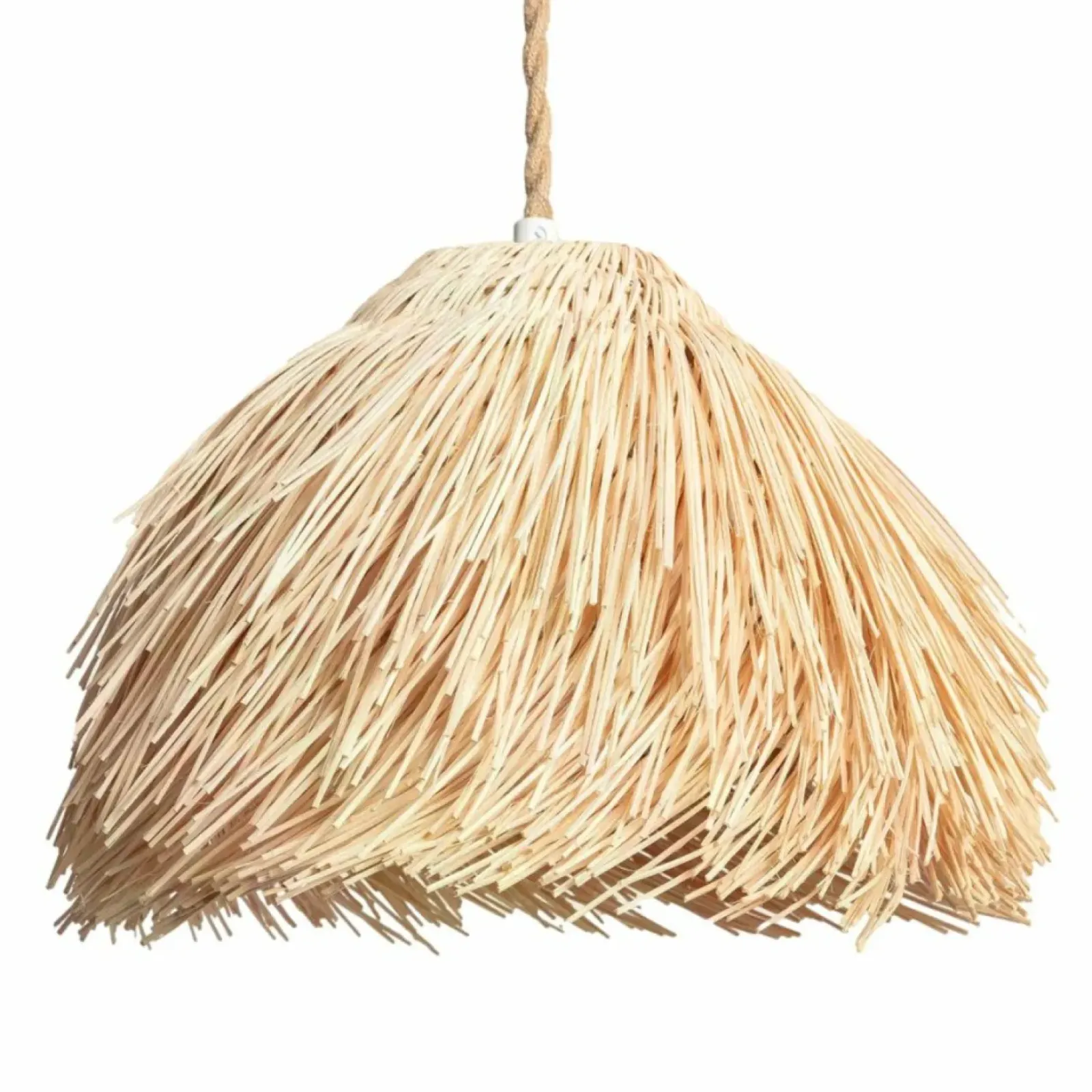 Sklep Kaja Efektowna, rattanowa lampa wisząca ABR-LW10-BH-E27 BOHO | Kaja brązowy New