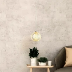 Sklep Kaja Efektowna, złota lampa wisząca LED LP-2202/1P GD DIAMOND | Kaja Hot