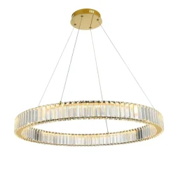 Sklep Kaja Efektowny, kryształowy żyrandol LED ⌀80cm AZ5790 SPARK DIMM | Kaja Outlet