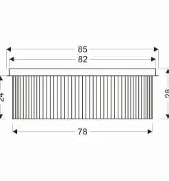 Sklep Kaja Efektowny plafon z wiszącymi kryształkami 18-33338 MARANGA | Kaja Shop