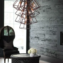 Sklep Kaja Ekstrawagancka lampa wisząca, brąz HK-FULTON-13P z serii FULTON Cheap