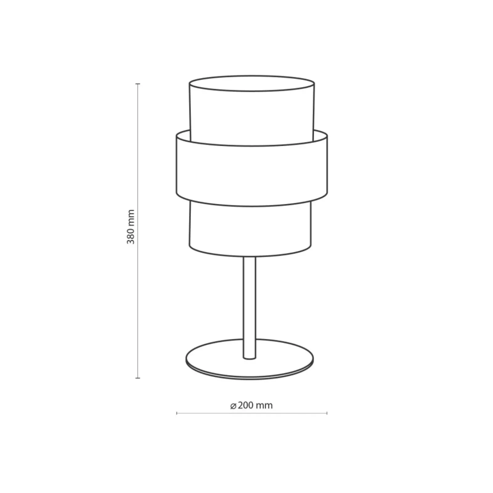 Sklep Kaja Elegancka, czarno-złota lampka nocna TK 4705 z serii CALISTO NEW* Lampki Stołowe Z Abażurem|Nowoczesne Lampki Stołowe