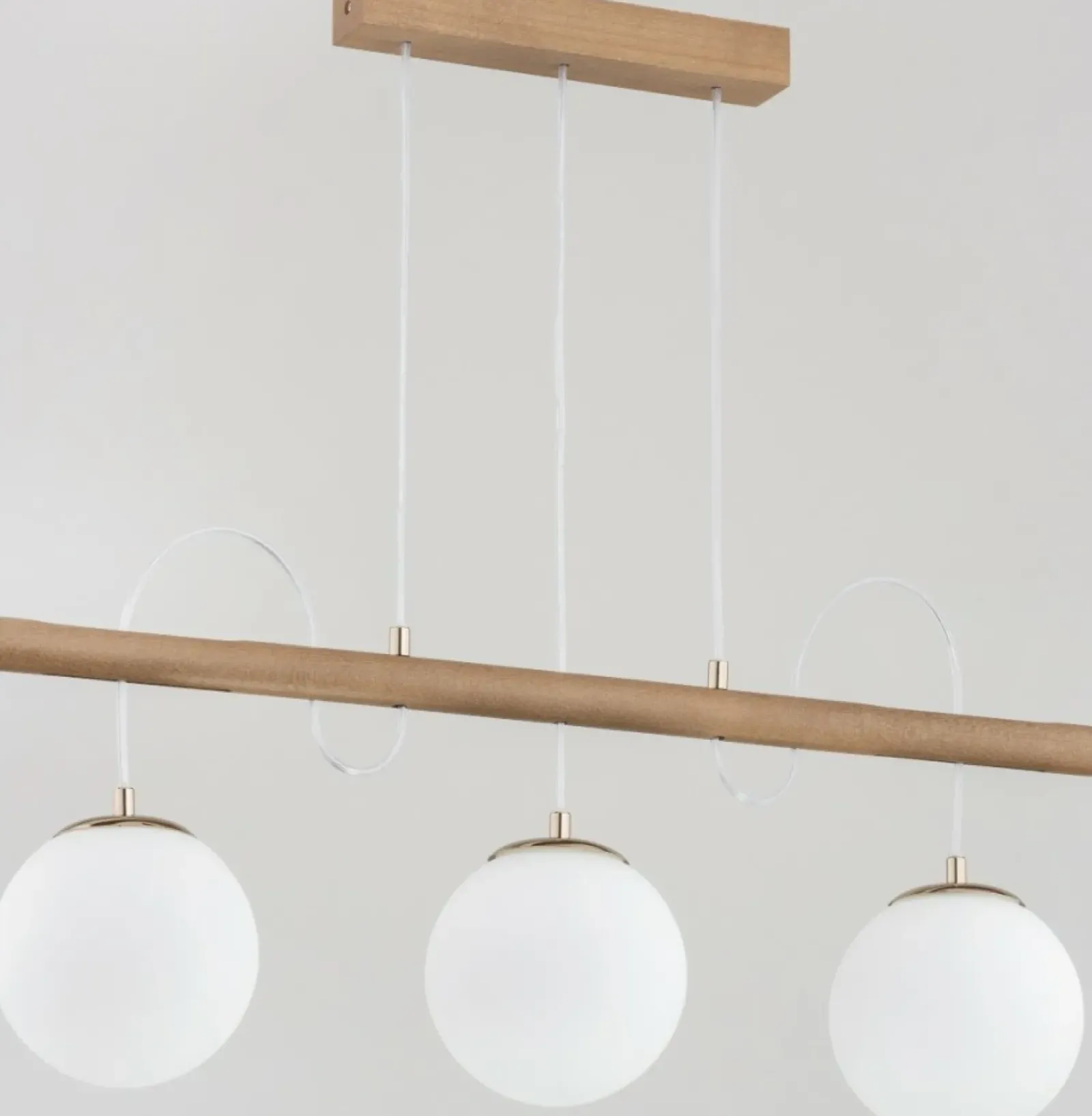 Sklep Kaja Elegancka drewniana lampa wisząca w stylu boho AL 62216 | Kaja Store