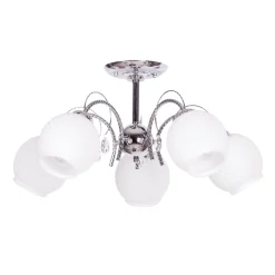 Sklep Kaja Elegancka, duża lampa sufitowa K-JSL-6554/5 CHR SUSAN | Kaja* Randole Tradycyjne|Żyrandole Tradycyjne - Retro