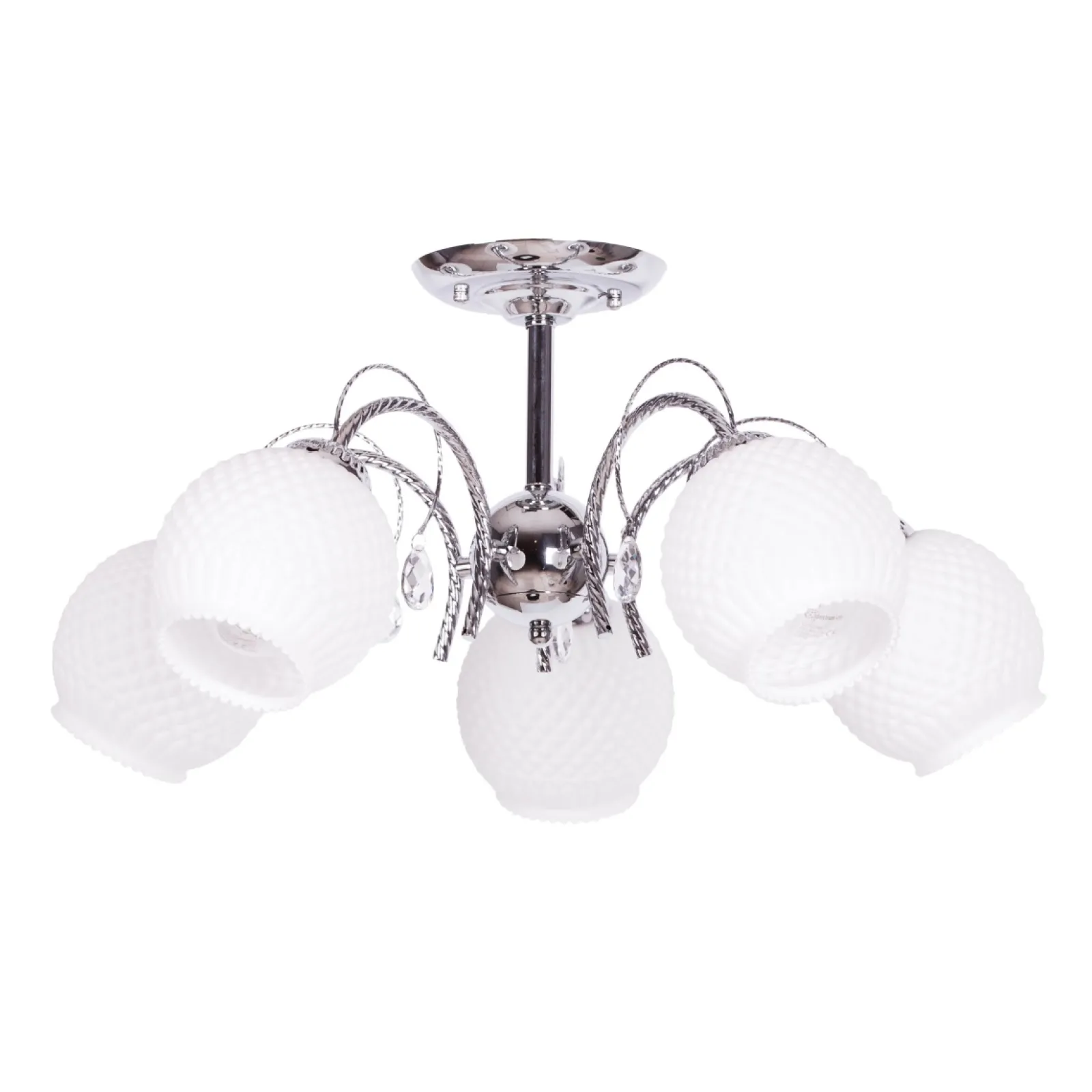 Sklep Kaja Elegancka, duża lampa sufitowa K-JSL-6554/5 CHR SUSAN | Kaja* Randole Tradycyjne|Żyrandole Tradycyjne - Retro