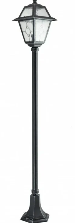 Sklep Kaja Elegancka lampa ogrodowa, szklane szybki K 5002/1/N z serii WITRAŻ | Kaja Oświet* Lampy Ogrodowe Stojące