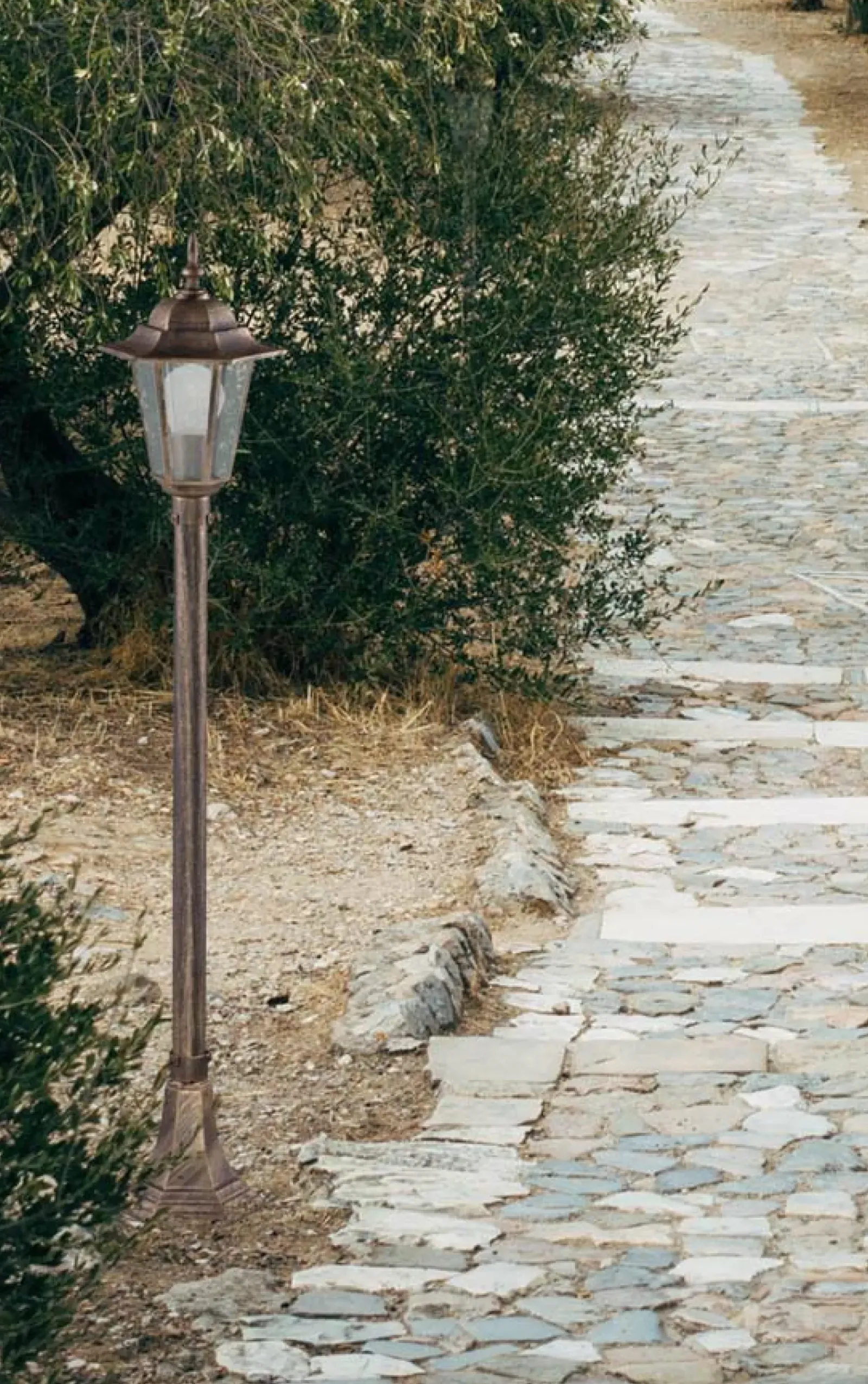 Sklep Kaja Elegancka lampa ogrodowa K-6009B CZ/ZŁ STANDARD | Kaja Oświetlenie* Lampy Ogrodowe Stojące|Lampy Ogrodowe Stojące