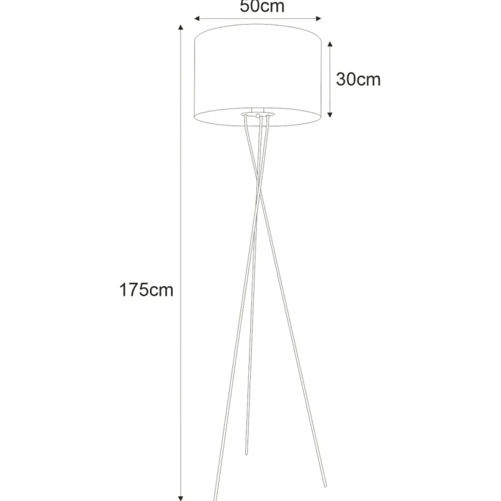 Sklep Kaja Elegancka lampa podłogowa na trójnogu K-4329 | Kaja Oświetlenie* Tradycyjne Lampy Podłogowe|Lampy Podłogowe