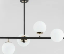 Sklep Kaja Elegancka lampa sufitowa w czerni i złocie AL 63092 | Kaja Shop