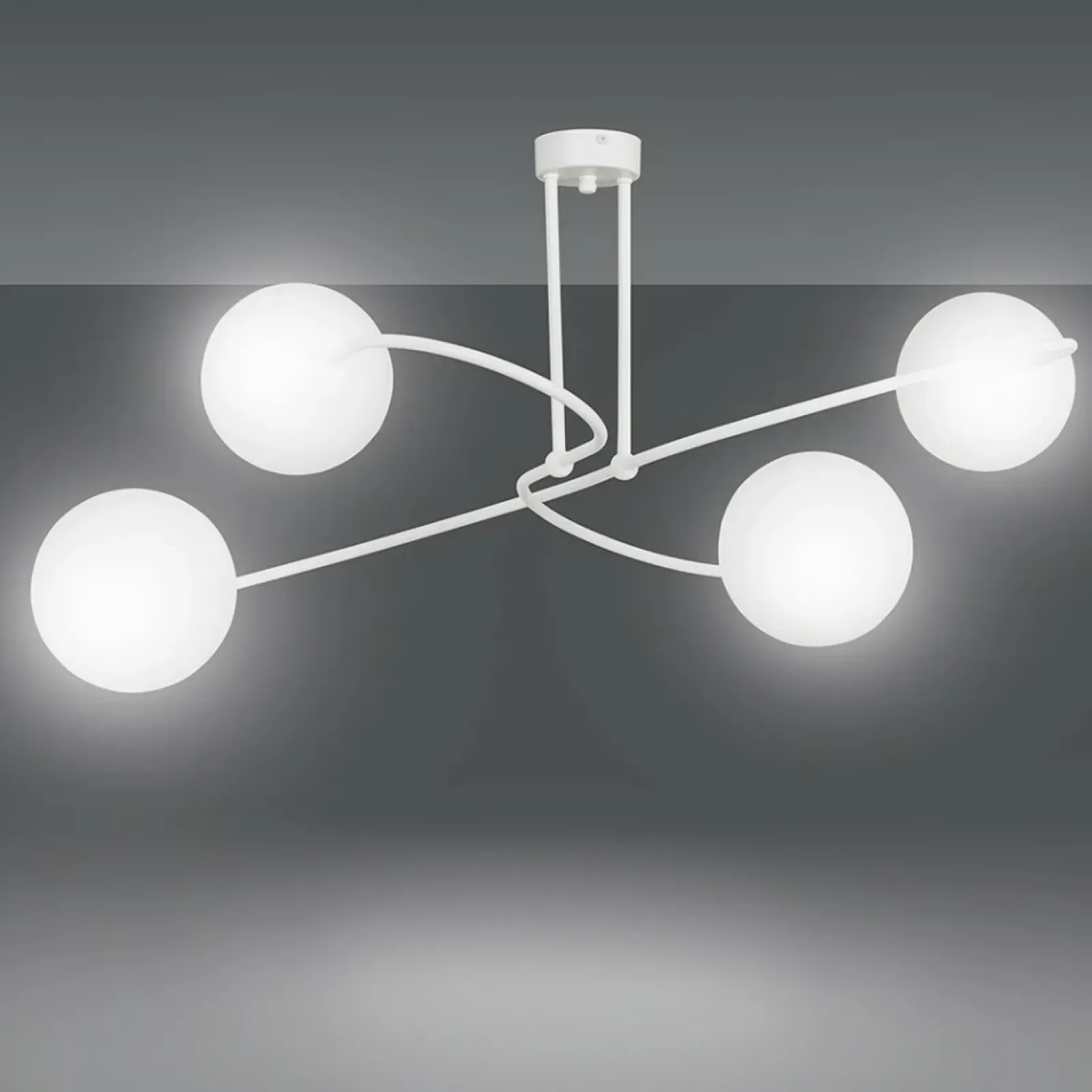 Sklep Kaja Elegancka lampa sufitowa idealna do salonu 734/4W | Kaja Oświetlenie biały Cheap