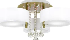Sklep Kaja Elegancka lampa sufitowa LED DRS8006/3 21QG ANTILA | Kaja Oświetlenie patyna Shop