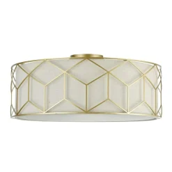 Sklep Kaja Elegancka lampa sufitowa glamour H223-PL-05-G MESSINA | Kaja* Plafony Klasyczne