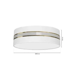 Sklep Kaja Elegancka lampa sufitowa, okrągły plafon MLP7352 z serii ULTIMO | Kaja Oświetlen* Plafony Klasyczne