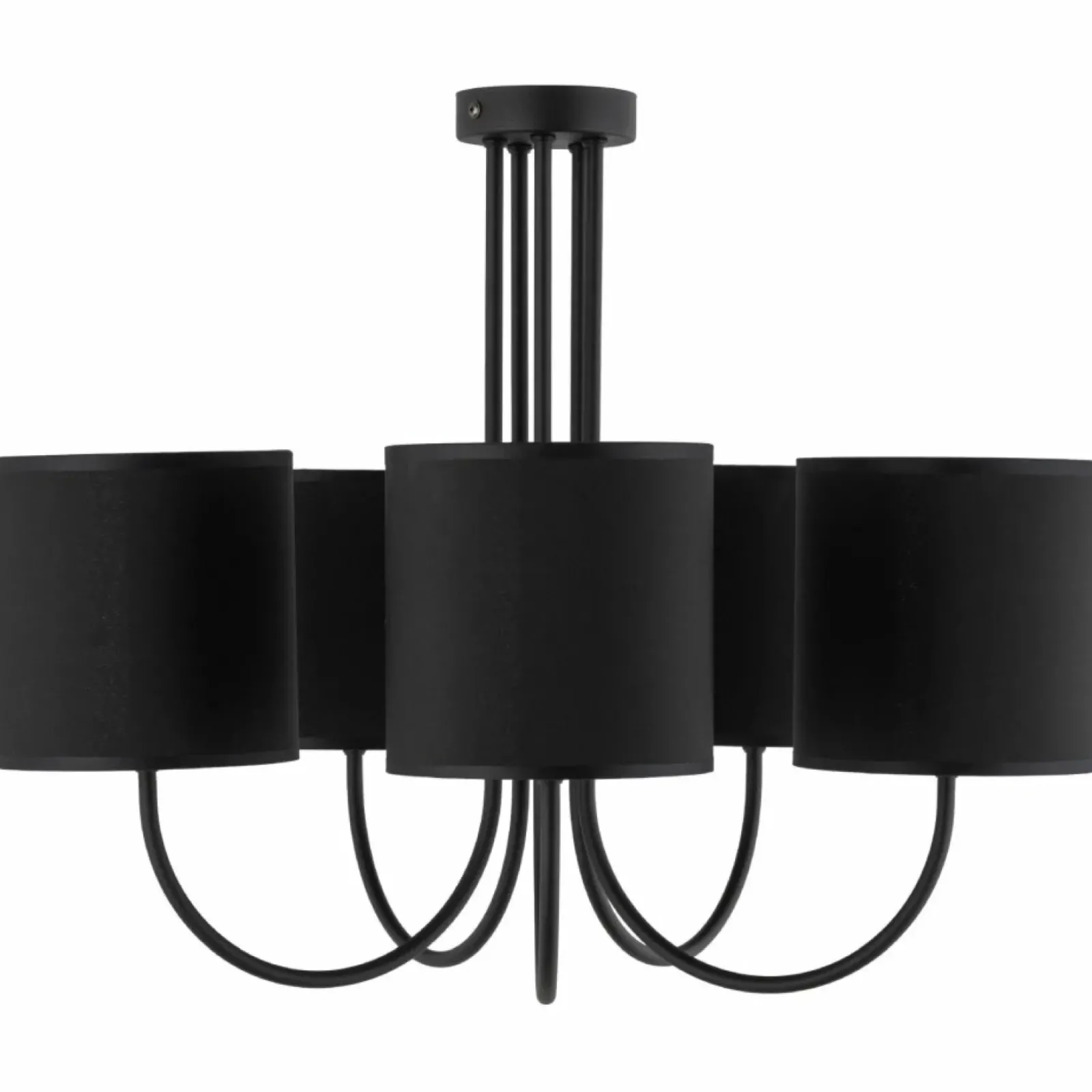 Sklep Kaja Elegancka lampa sufitowa z czarno-złotymi abażurami TK 4595 – TORENS Hot