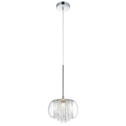 Sklep Kaja Elegancka lampa wisząca do sypialni AZ3081 REGO | Kaja Oświetlenie chrom Shop