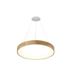 Sklep Kaja Elegancka lampa wisząca LED z drewnem AZ3344 SILVAM | Kaja Oświetlenie Flash Sale