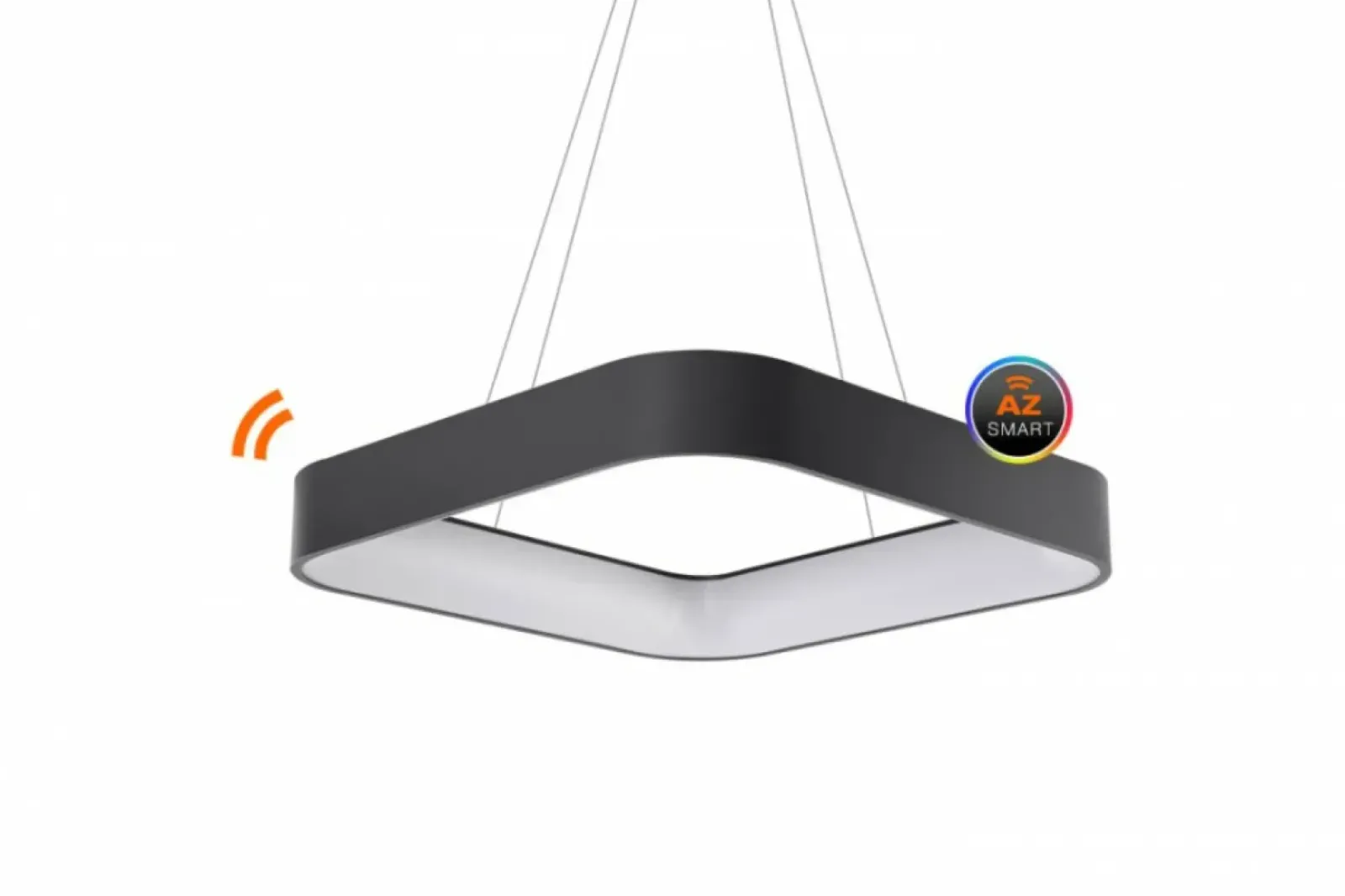 Sklep Kaja Elegancka lampa wisząca LED sterowana AZ3986 SOLVENT | Kaja szary New