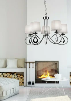 Sklep Kaja Elegancka lampa wisząca retro glamour 35-21687 ARNIKA | Kaja* Randole Tradycyjne