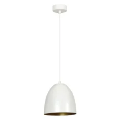 Sklep Kaja Elegancka lampa wisząca w kolorze białym 411/1 | Kaja Oświetlenie New