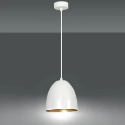 Sklep Kaja Elegancka lampa wisząca w kolorze białym 411/1 | Kaja Oświetlenie New