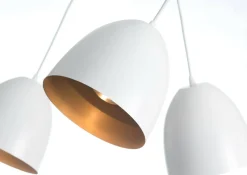 Sklep Kaja Elegancka lampa wisząca w kolorze białym 411/1 | Kaja Oświetlenie New