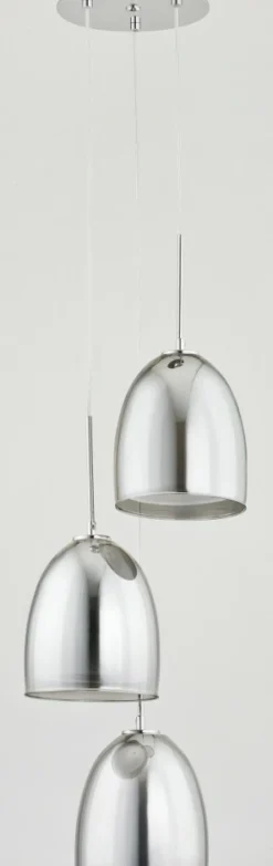 Sklep Kaja Elegancka lampa wisząca w chromie, 3 żarówki AL 60143 | Kaja Shop
