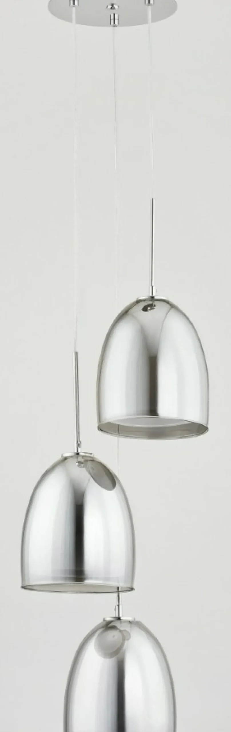 Sklep Kaja Elegancka lampa wisząca w chromie, 3 żarówki AL 60143 | Kaja Shop