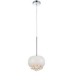 Sklep Kaja Elegancka lampa wisząca z kryształkami AZ3080 QUINCE | Kaja biały Shop